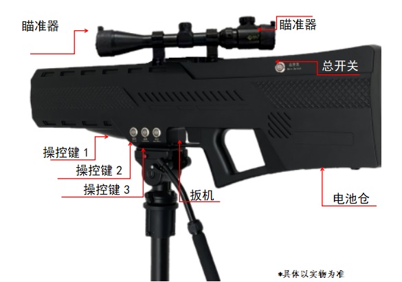 币游国际环亚航空便携式无人机干扰拦截仪